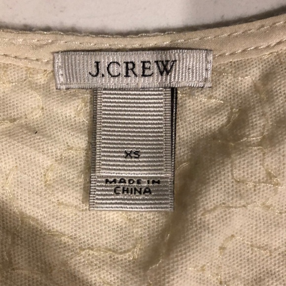 J Crew black and cream sequin top - Picture 7 of 8